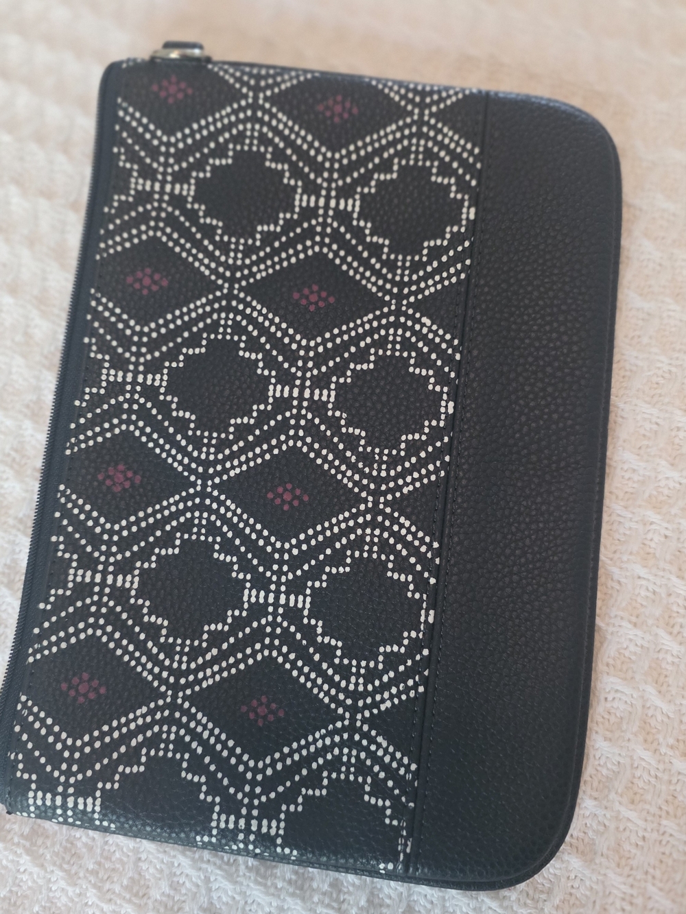Thirty-one Rubie Mini - Navy with White/pink Dot Pattern